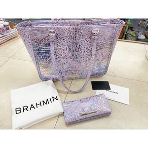 NEW Brahmin Tote Bag with matching Wallet